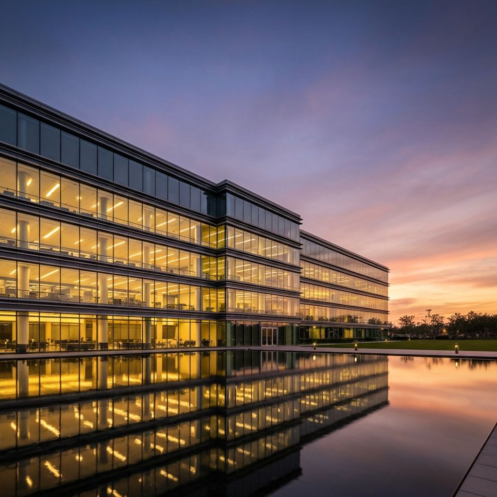 Modern office building